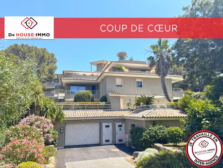 résidence de standing  appartement 3 pièces de 66 m²  terrasse  cave et double garage à ca