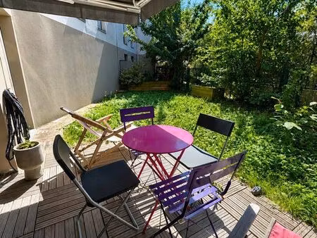 appartement t2 de 43 m² avec jardin paysagé de 44 m²  terrasse et grand box