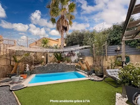 villa plain pied t4 avec piscine jardin garage