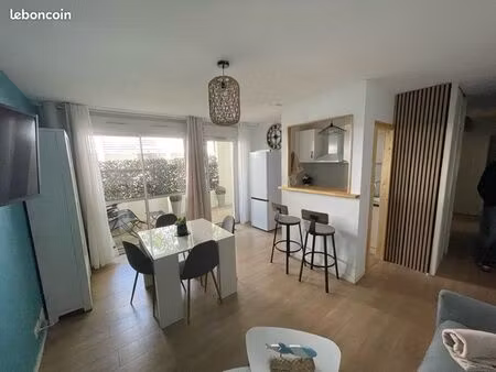 2 chambres terrasse parking 58m2