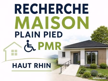 recherche maison plain pied pmr