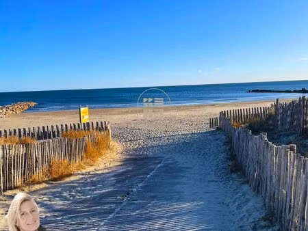 appartement meublé carnon-plage 2e ligne