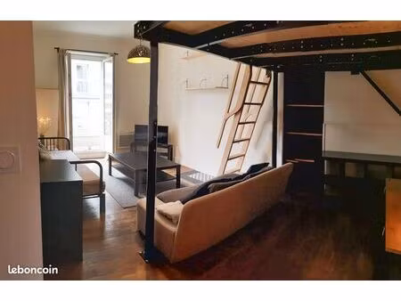 beau t1 41m2 meublé avec balcon - quartier de l’aigle  rue charrel - disponible