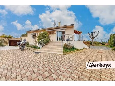 belle maison poussan terrain 1000m² vue dégagée 369.000€