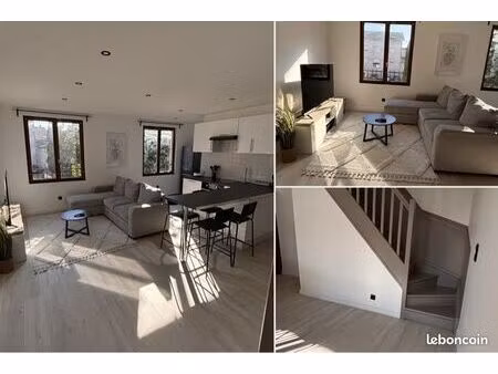 appartement t3 meublé climatisé + garage