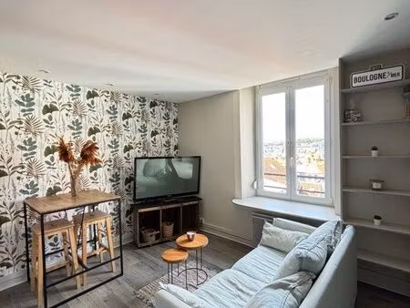 appartement meublé f2 - 34m² - boulogne-sur-mer centre - proche vieille ville