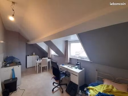 studio dernier étage - saint michel