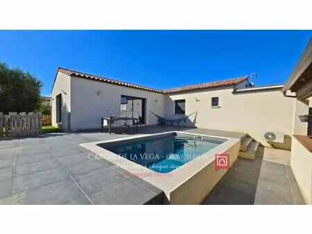 villa contemporaine plain-pied de 127m² avec piscine à deux pas de pézenas