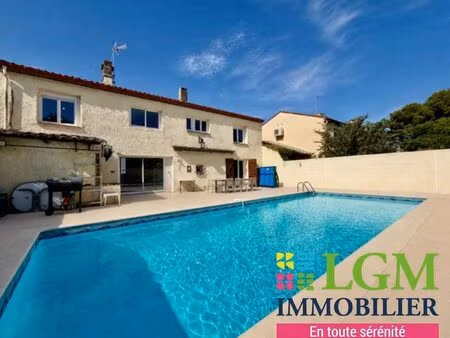 lattes maurin : maison t8 de 240 m² habitables  en r+1  sur 430 m² de parcelle avec...