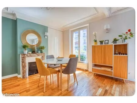 appartement meublé 2 pièces 45 m² rue marcadet avec cave