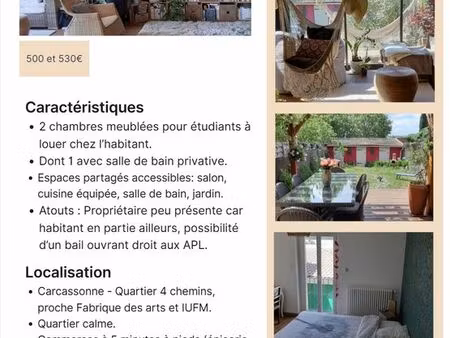 location chambre étudiant
