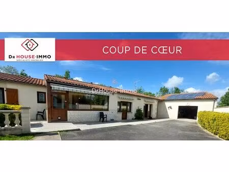 maison plain-pied  3 chambres  2 garages  jacuzzi  jardin