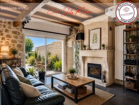 maison en pierre - 118m² - 3 chambres - jardin - aucun travaux -