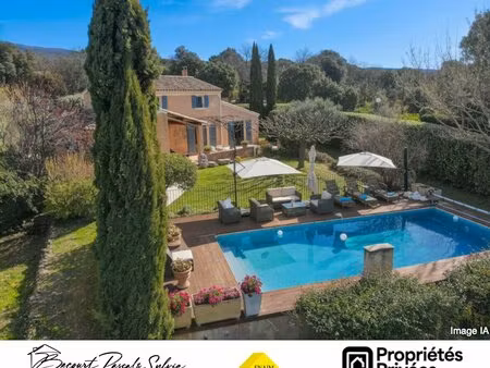 bédoin - authentique maison provençale avec piscine chauffée au pied du mont ventoux