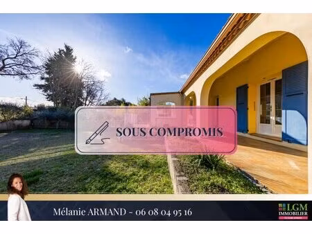 aubais - maison de plain-pied au calme  avec jardin