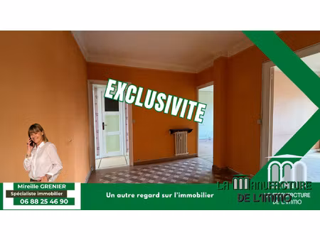 appartement f4- 92 42m2 - cave - grenier - saint-etienne sec