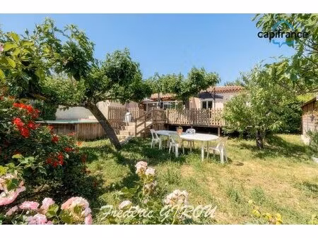 maison de plain pied 130m² (5 pièces) avec studio  piscine sur 1300m² aix / puyricard...