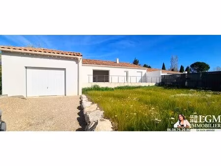 la barben - villa récente - plain-pied avec garage- 130 m²
