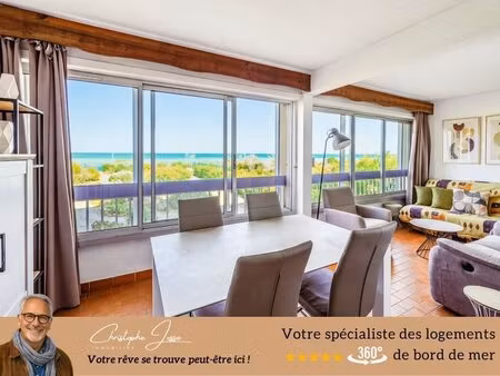 appartement 4-6 couchages face mer