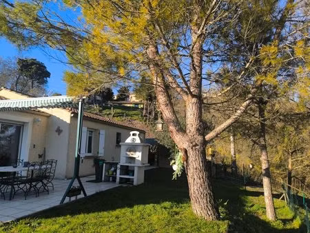 villa plain pied de 130 m2 entourée de nature sur terrain de 4539 m2 avec piscine