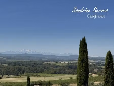 villa de plain-pied avec vue sur les pyrénées