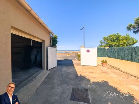 la franqui - ensemble immobilier rare avec vue mer  3 logements et 2 garages