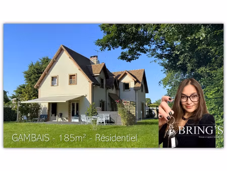 gambais 78950 - maison familiale de standing avec espace bien-ê