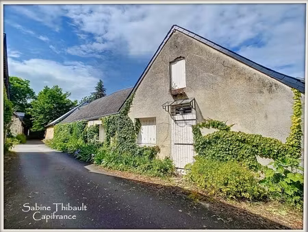 dpt indre et loire (37)  à vendre marcilly-sur-maulne  maison 7 pièces 173 m2 - terrain cl