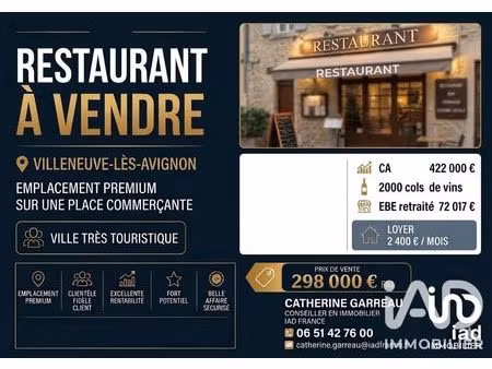 restaurant à villeneuve-lès-avignon (30400)