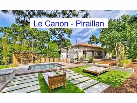 le canon/ piraillan : villa avec piscine - 6 chambres