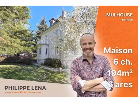 vente maison 8 pièces 194 m² à mulhouse (68100)  395 000 €