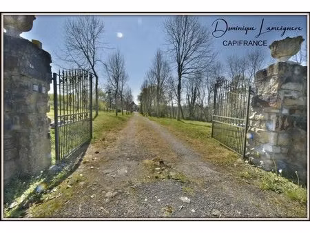 propriete 13 ha - maison de maitre + appartement - classe energie b