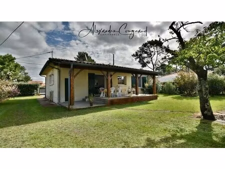 mimizan plage – maison p3 de plain-pied avec garage et jardin clos  à 1200 m de l’océan