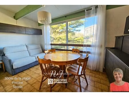 argeles plage  grand studio de 30 m2 avec commodités de loisirs