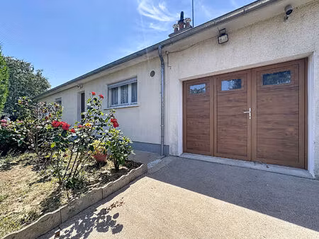 tours nord - maison de plain pied - 5 pieces 3 chambres - jardin - cave - garage