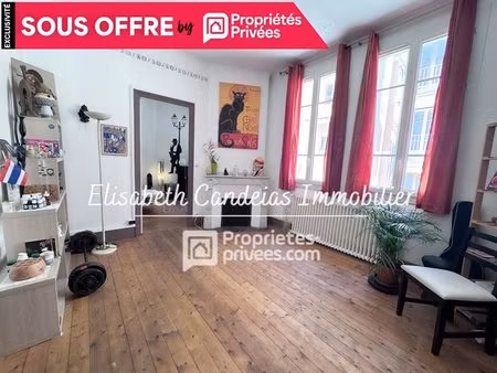 quartier les chalets - t3 traversant - cour privative et calme