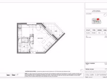 location appartement t1 à champs-sur-marne (77420) : à louer t1 / 28m² champs-sur-marne