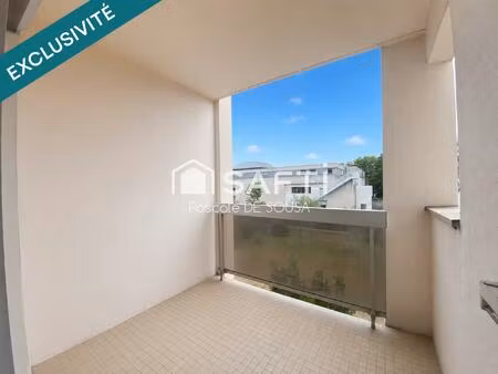 3 pièces avec balcon en centre ville