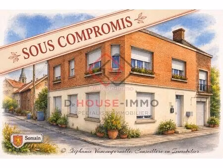 ensemble immobilier 129m2 somain