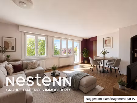lomme / secteur maison des enfants | appartement t2 de 50 m² avec balcon  jardinet et cave