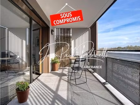 lyon 8 mermoz - t3 contemporain 65 m² environ – dpe b – grand balcon - métro d – tram t6