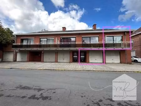 duplex avec garage  terrasse et grenier aménageable