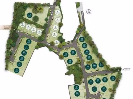 terrain constructible à vendre