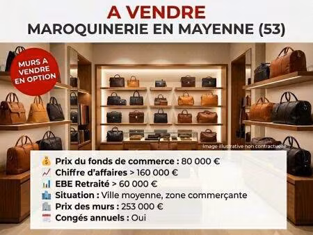maroquinerie à vendre