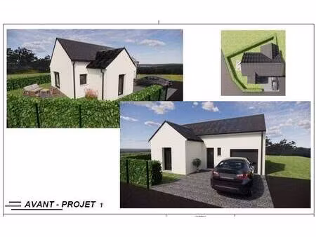 terrain avec maison neuve à vendre