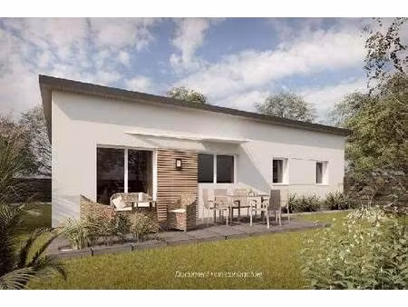 terrain avec maison neuve à vendre