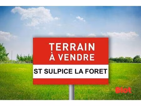 terrain constructible viabilisé à vendre