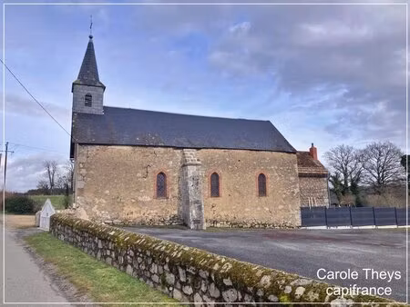 le compas (23) : chapelle désacralisée à vendre de 125 m2 - terrain 853 m2