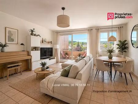 appartement 2 pièces 46 5m2 avec balcon  garage et parking