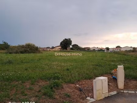 terrain constructible 1029m² viabilisé brens